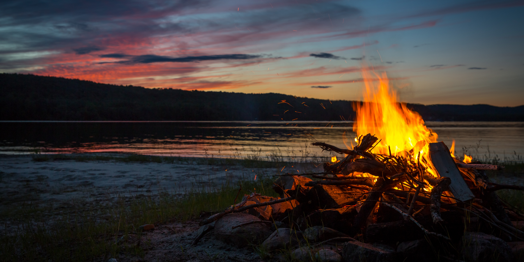 Bonfire on the beach