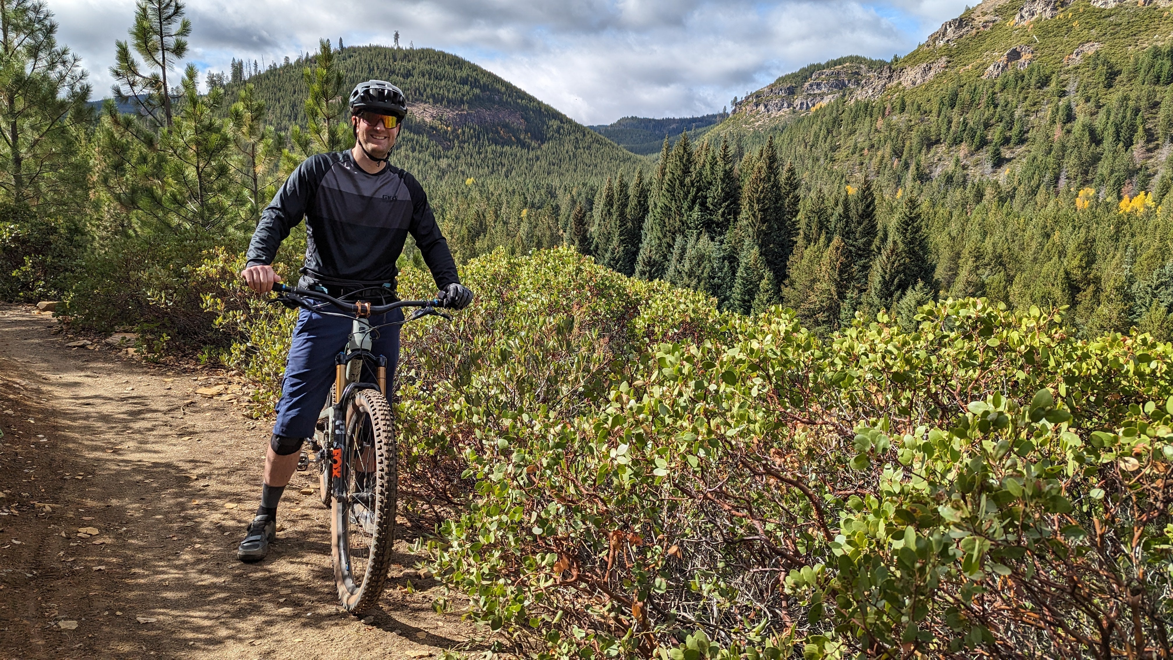 Adam Lewis mountain biking