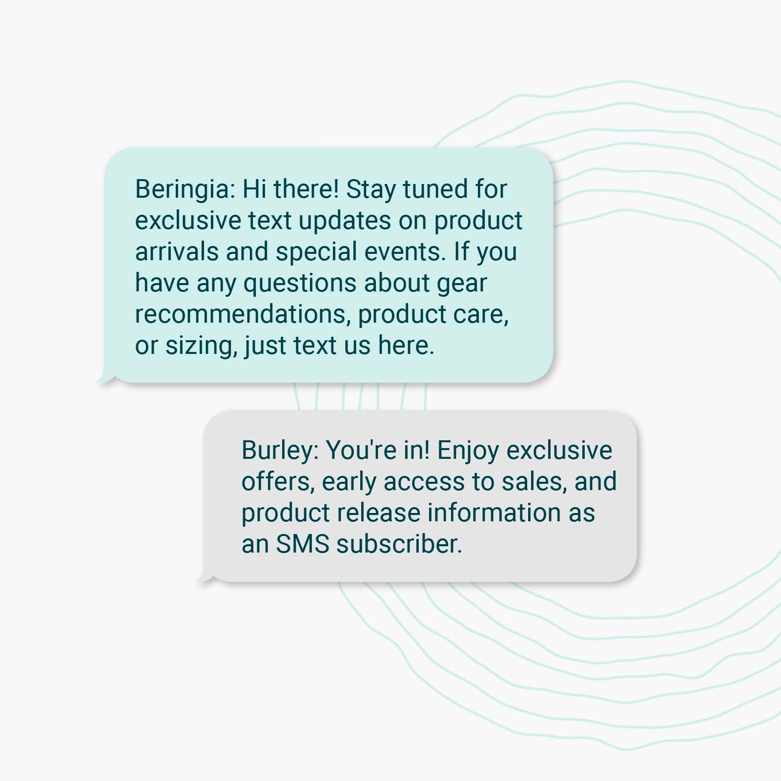 Text message examples