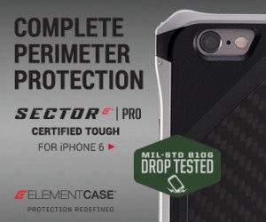 element case sector for iphone 6 banner ad