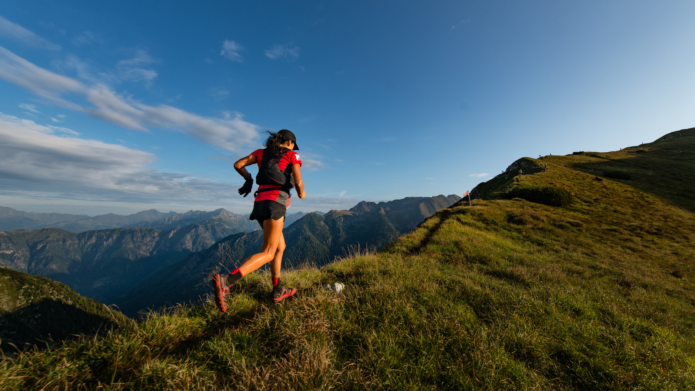 Person trail running