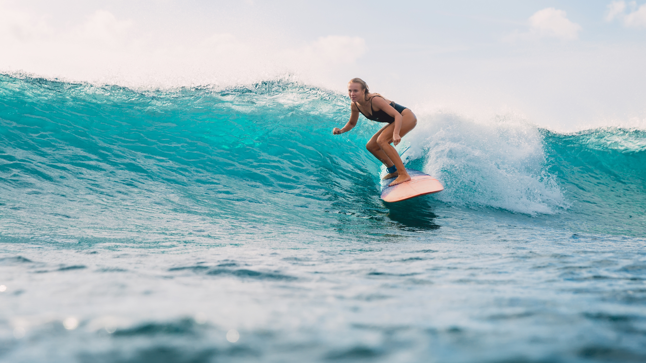 Person surfing