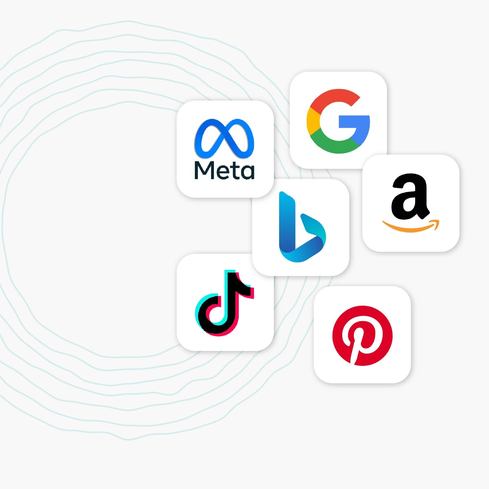 Paid media platform logos