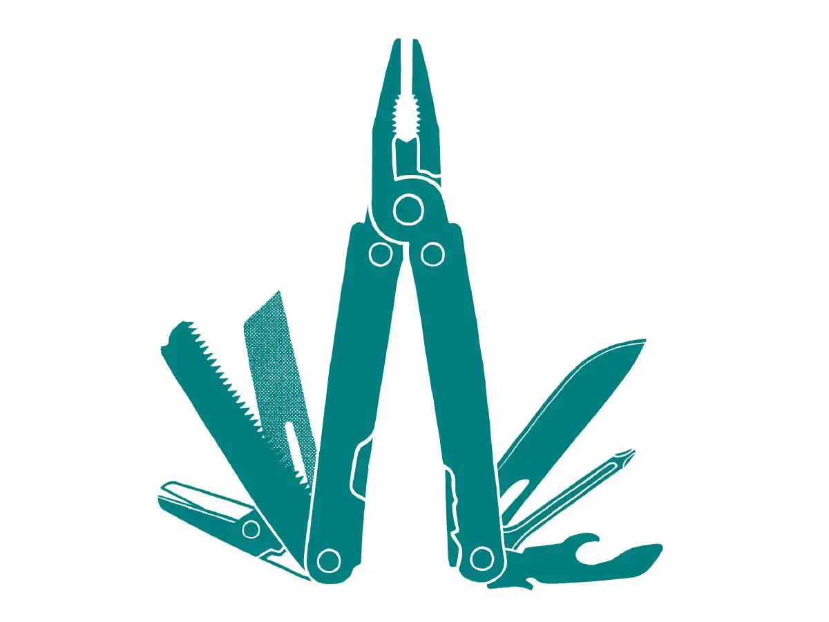 Illustration of a multitool