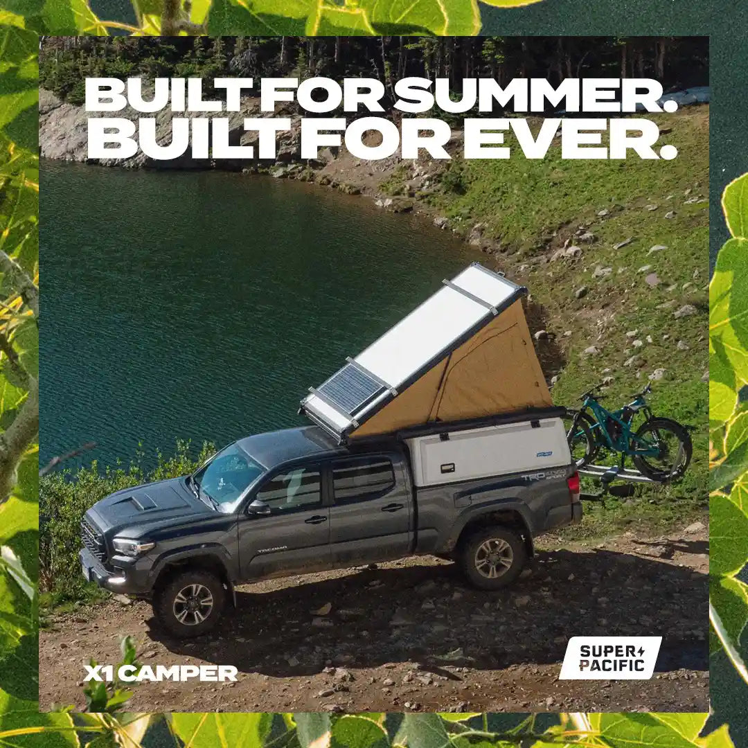 Ad for pop-up camper